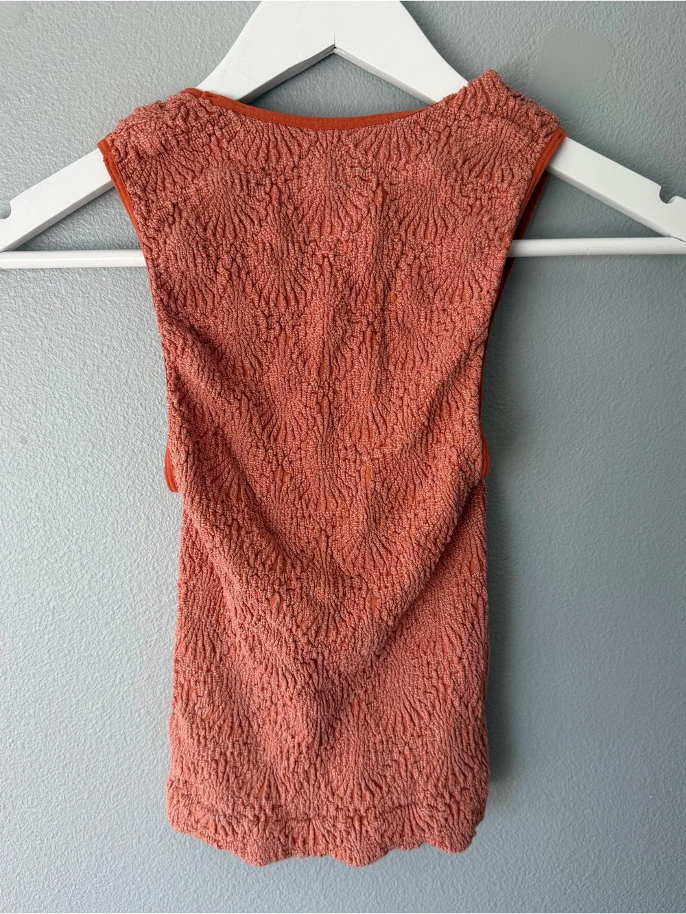 Free People Intimately orange Love Letter cami tank top Women’s sz XS/S